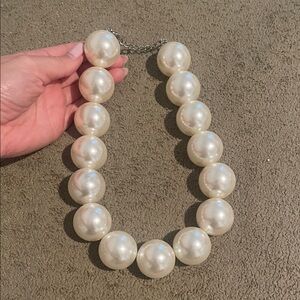 Large White Pearl Necklace